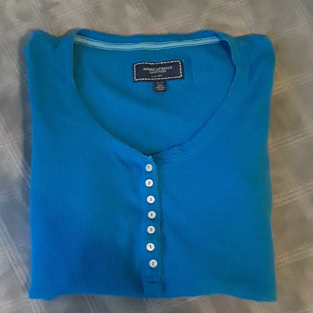 Blue American eagle long sleeve - Picture 1 of 3